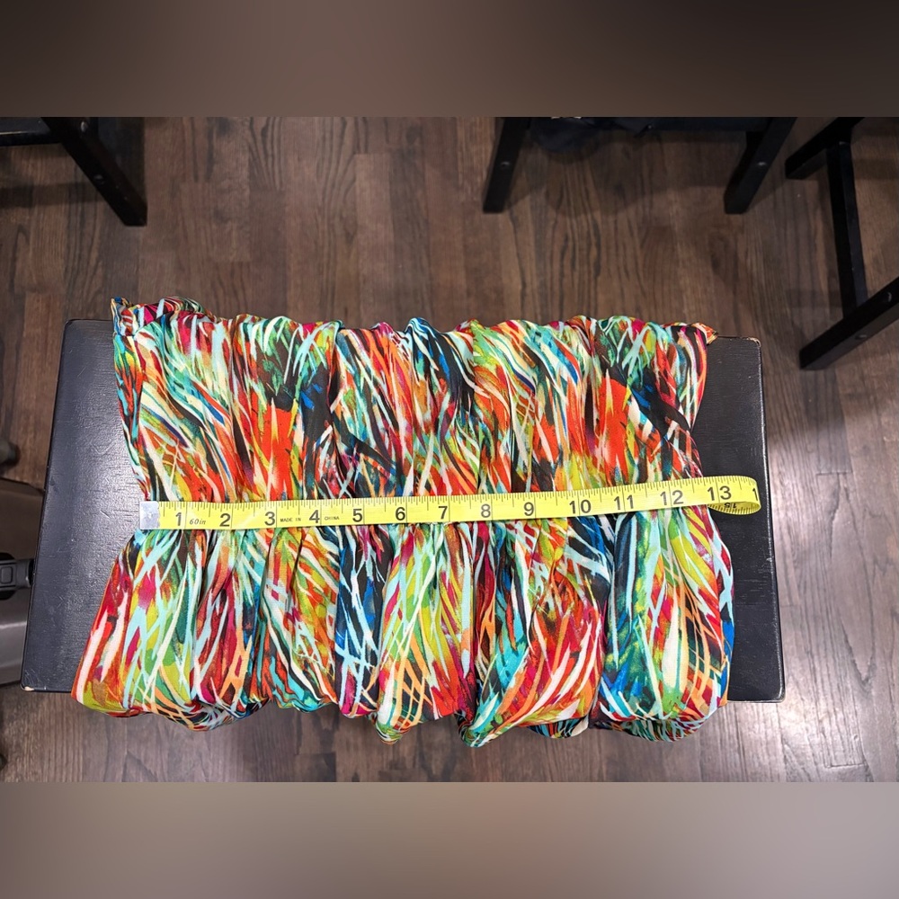 BCX | Multicolored A-line Wisp Print Pattern Dress | Women’s size M - Picture 9 of 15